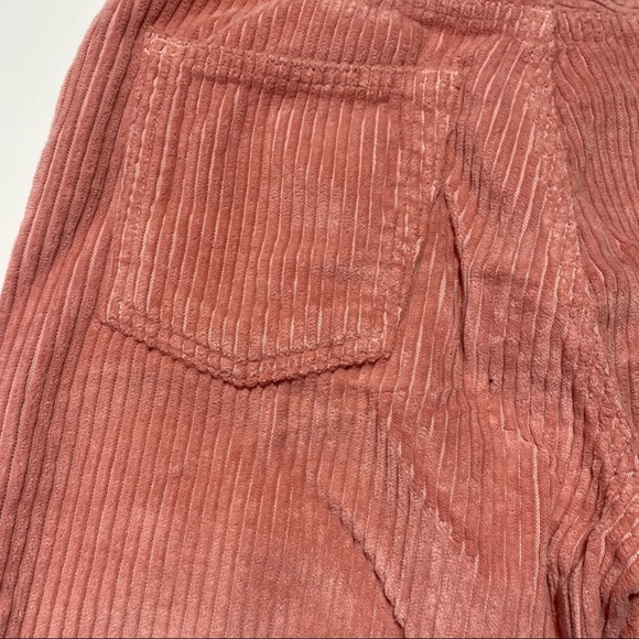GRLFRND Helena Cotton Straight Leg Corduroy Pink Pants In Last Rose NWT Size 27 - Picture 10 of 15